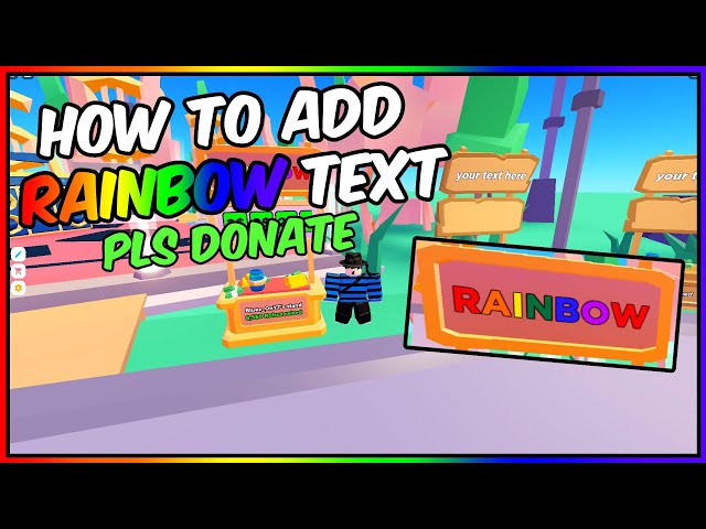 Please Donate Roblox Text