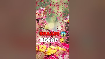 Sourav Bhai 😱 Shaadi Recap! 🥳 | Mini Vlog | #shorts #minivlog