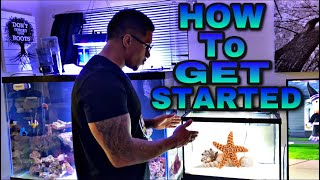 HOW to set up your FIRST SALTWATER AQUARIUM!!!