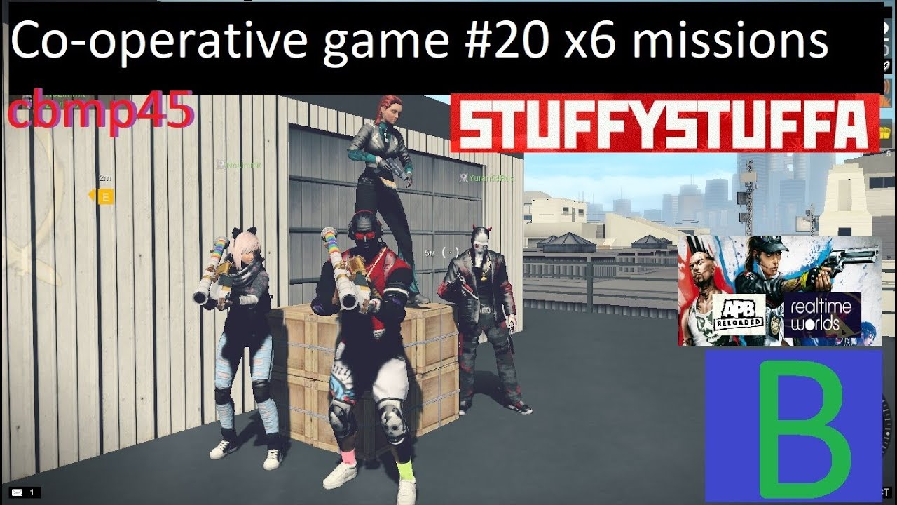 APB Reloaded Co-operative game #20 x6 missions cbmp45