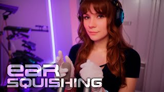 Asmr Mic Squishing No Talking Latex Gloves Ear Attention Ear Cupping Squidging