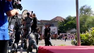 Wow! Aksi Keren Drum Band Taruna Politeknik Ilmu Pelayaran