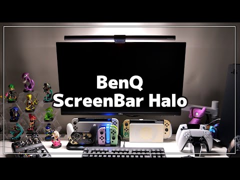 【モニターライト】BenQ ScreenBar Halo をレビューと使用方法！【自動調光/間接照明/無線リモコン】