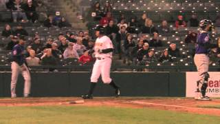 4/15/13 Trenton Thunder vs. Akron Aeros Highlights