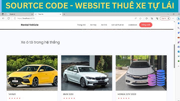Source code website Asp.net - quản lý cho thuê xe tự lái dùng sql sever