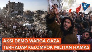 Demo Rakyat Gaza ke Hamas, Menjerit akibat Perang