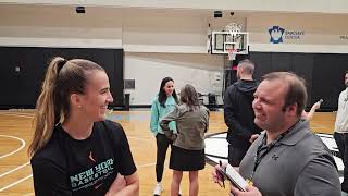Sandy Brondello & Sabrina Ionescu Post-Practice Interview | NY Liberty | 7-15-25