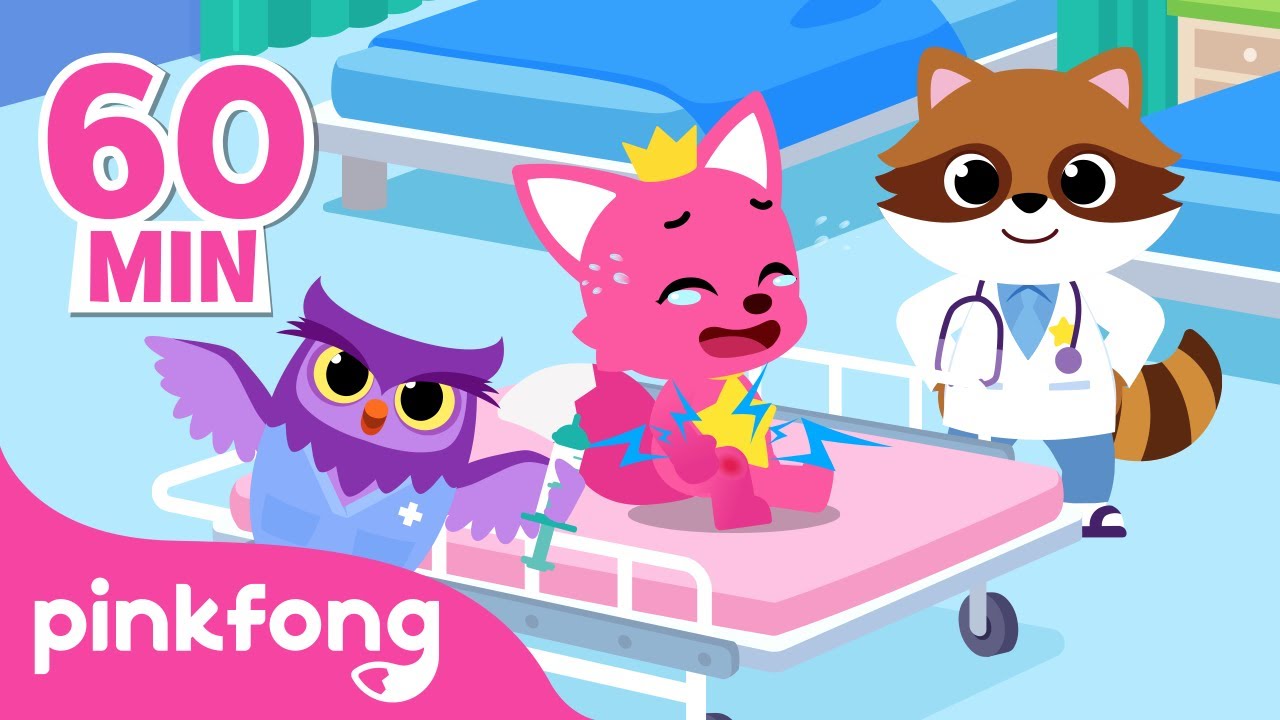 Pinkfong visits Doctors! | Boo Boo Song and more! | Healthy Habits Compilation | Pinkfong Baby Shark's Banner