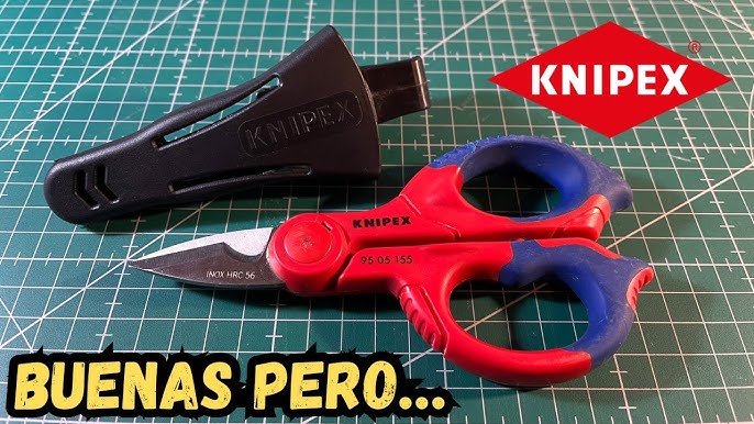 Tijeras Knipex 95 05 155 a escena: Calidad y comodidad a un precio muy  ajustado. 