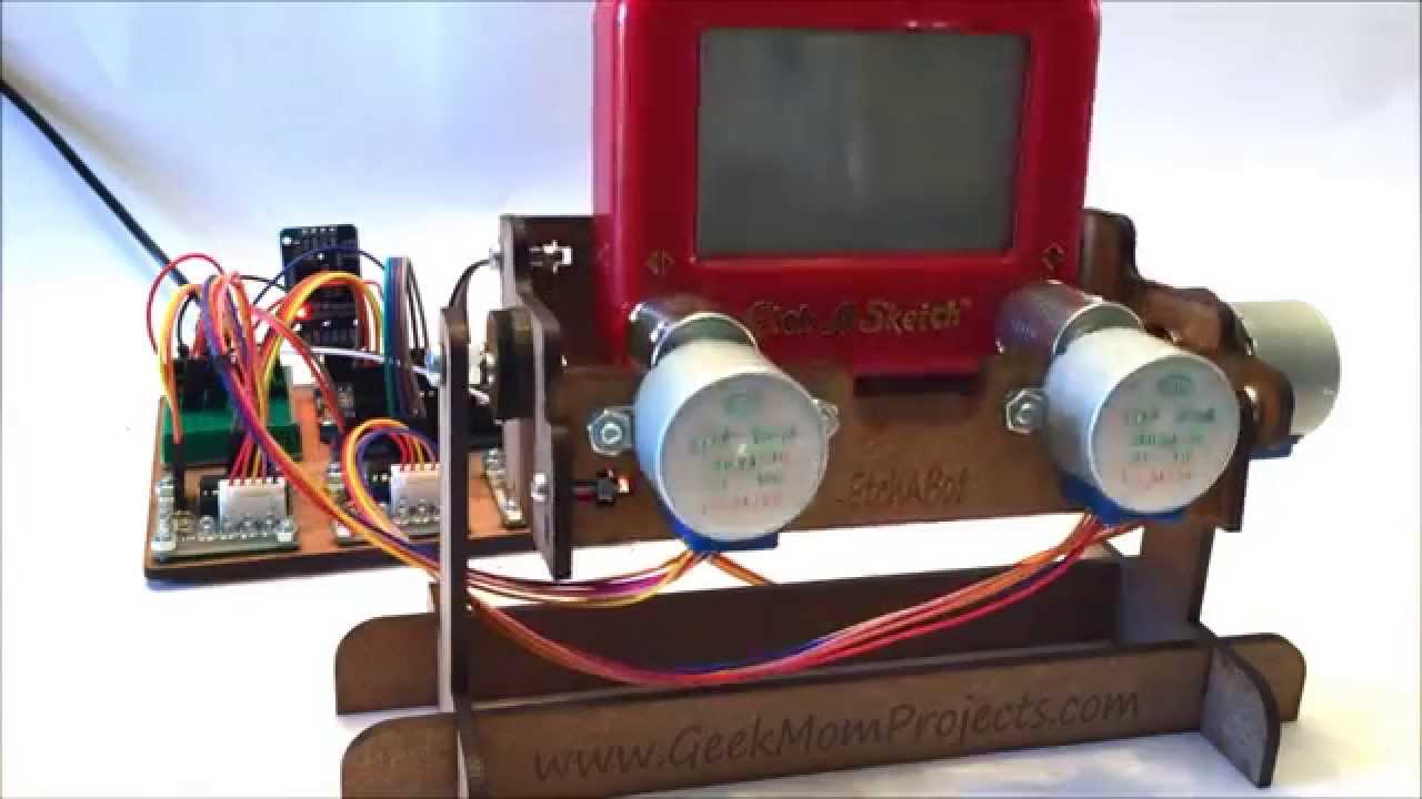 Hacking an Etch-A-Sketch with a Raspberry Pi and camera: Etch-A