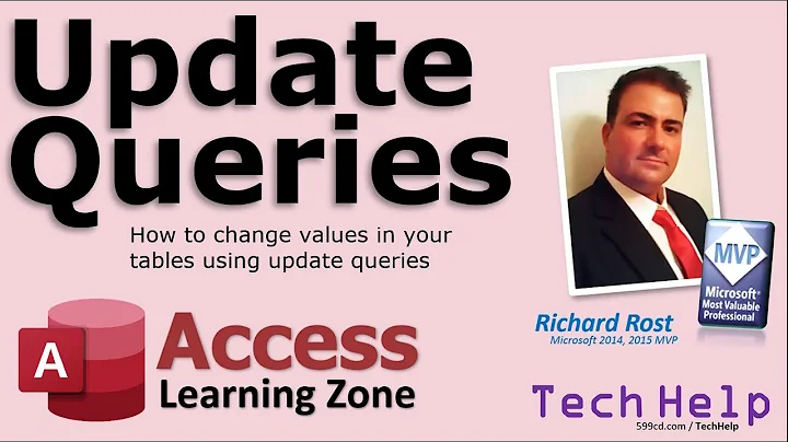 How to Create Update Queries in Microsoft Access - Update From Another Table with Join, Update Query
