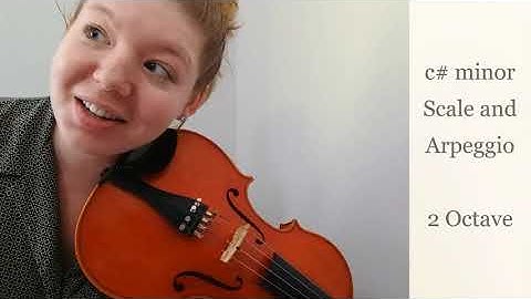 Viola | c# minor Scale and Arpeggio - 2 Octave