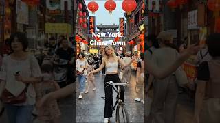AI model in New York China Town #chinatown #newyork #america