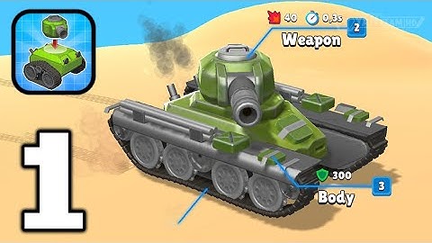 Tank Merger - Gameplay Walkthrough Part 1 Tutorial Tank Merge Defense (Android,iOS)