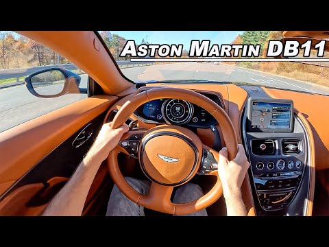 Driving the Aston Martin DB11 - V12 Twin Turbo RWD GT (POV Binaural Audio)