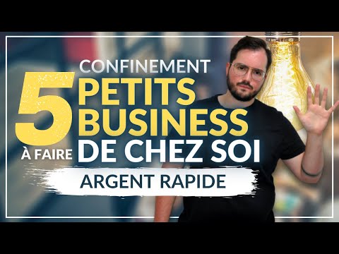 5 petits business à faire de chez soi