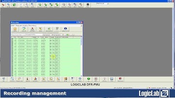 SpyFR947 - DFR Software - Inputs and Recordings