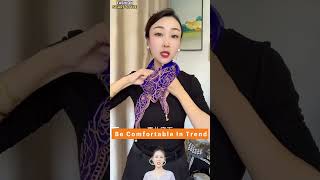 Trendy Headscarf Tying for girls |Shawl Scarf Tying #shorts