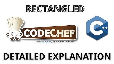 RECTANGLED | Codechef Contest Solution l Solution in C++ | How to solve Codechef problems?