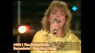 The Netherlands - Eurovision Song Contest 1980 - 1989