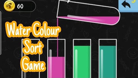 Water colour sort Game- Level 1 to 10 Complete| Android gameplay