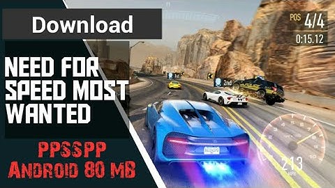 Download NFS - Most Wanted PSP Game in 83 MB l Download Need For Speed - Most Wanted | #TechnicalDNS