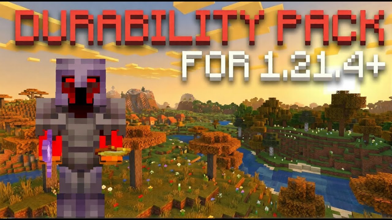Durability Pack For Latest Version(1.21.4+) - YouTube