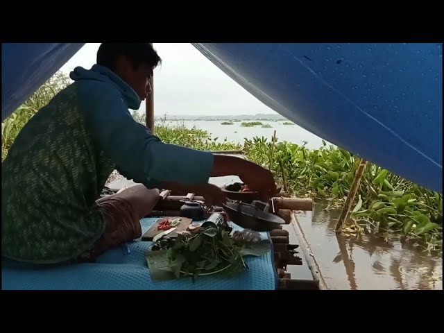 CAMP FISHING Ep.135 MUNGGAHAN PETUALANG MANCING MASAK HASIL TANGKAPAN DI CIRATA class=