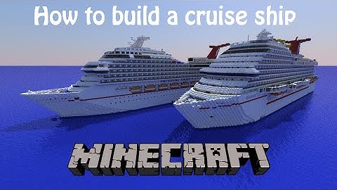 How to build a cruise ship in Minecraft! Part 16- Atrium