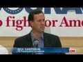 Santorum's religion rhetoric