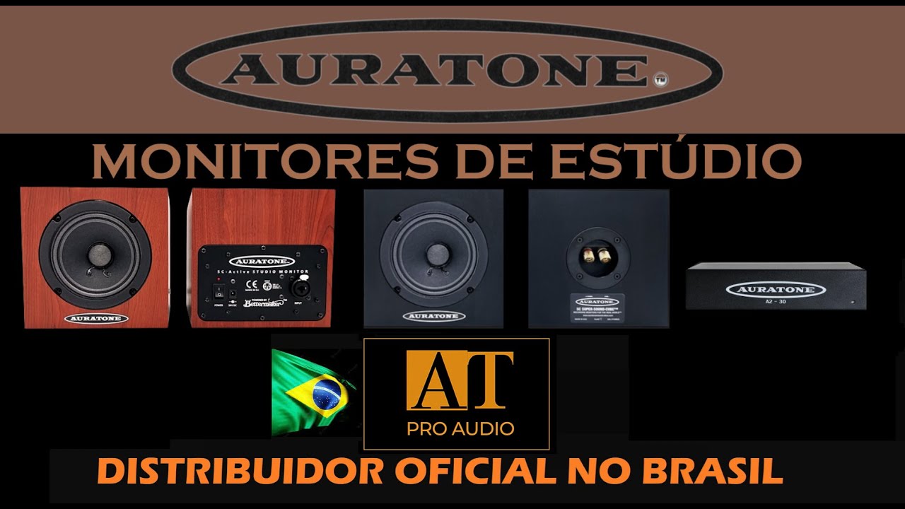 MONITOR DE ESTÚDIO PASSIVO AURATONE 5C SUPER SOUND CUBE WOODGRAIN