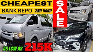 BILIHAN NG PINAKAMURANG HATAK NG BANKO UP TO 50% OFF (PICK-UP, SUV, VAN) | CHEAPEST REPO CARS 2023