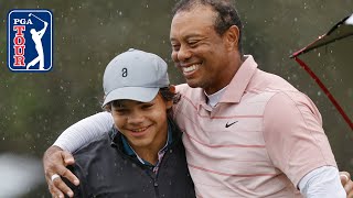 Like father, like son | Tiger and Charlie Woods' resemblance is uncanny