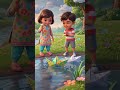 🌧️📄 Paper Boat Rain Song | Nursery Rhymes for Kids | 3D Animation | Mystitoon World