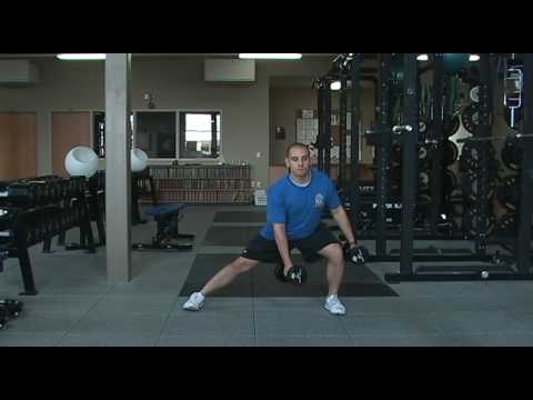 09 Dumbbell Lateral Lunge - YouTube