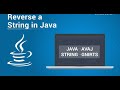 reverse string program in java using for loop 🔥🔥