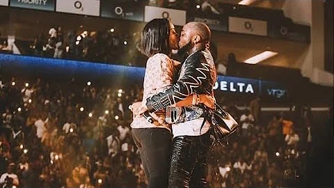 THAT MOMENT CHIOMA KISSED DAVIDO AT THE O2 ARENA