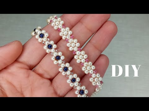 Pearl Bracelets Tutorials- Bead Along 