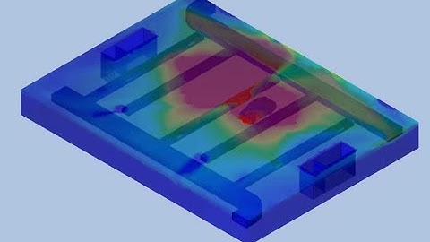 Fire smoke simulation Video result of Temperature