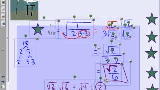 Unit 8 Notes 3: Rationalize the Denominator