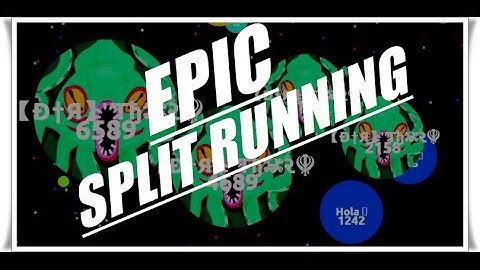 AGAR.IO GAMEPLAY | Epic Split Running | Domination Party