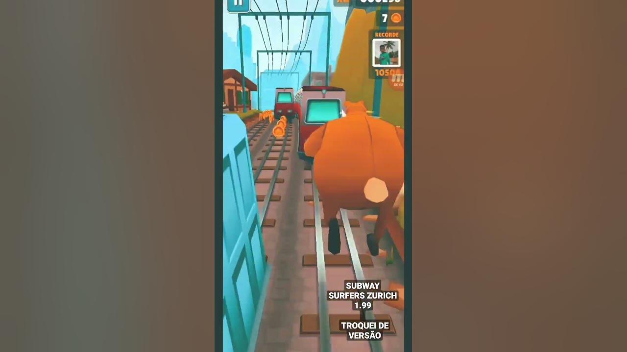 SUBWAY SURFERS ZURICH versão 1.99 