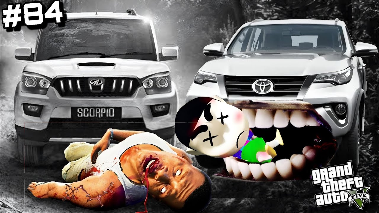 Scorpio & Fortuner Destroyed Los Santos After Kidnapping Franklin & Shinchan In GTA 5 !