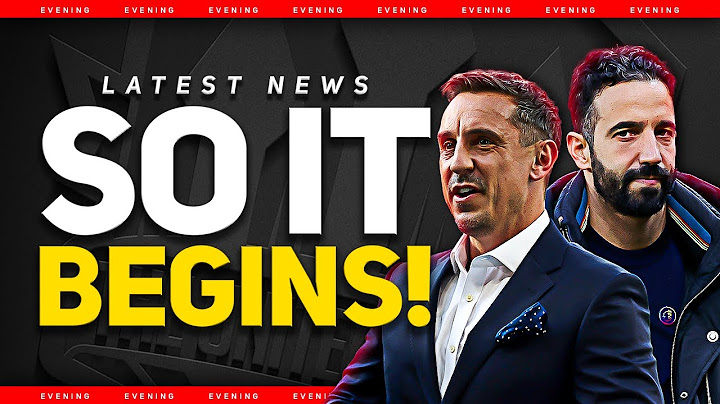 Amorim SLAMMED By Neville and co! Man Utd News.