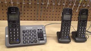 Panasonic KXTGE270 Cordless Telephone | Initial Checkout