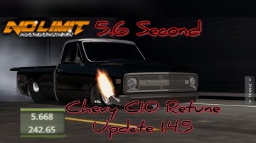 No Limit Drag Racing 2.0: Chevy C10 5.66 Second Retune (Update 1.4.5)