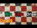 DAY 26 : Playing chess everyday until I achieve a 2000 rating