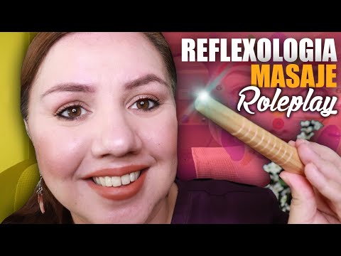 ASMR en Español Roleplay Masaje Profundo de REFLEXOLOGIA para Relajarse