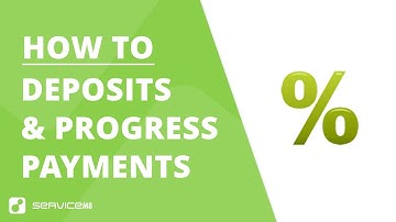 Invoicing for Staged Work or Deposits