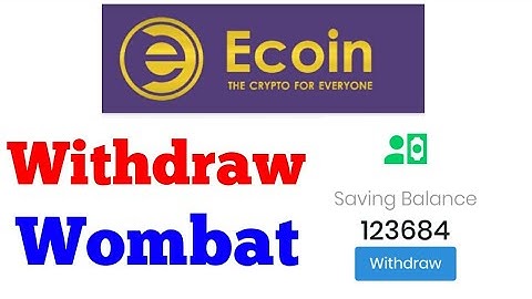 Ecoin withdraw Proof | Ecoin withdraw wombat | Ecoin Withdraw problem slove | listed probit